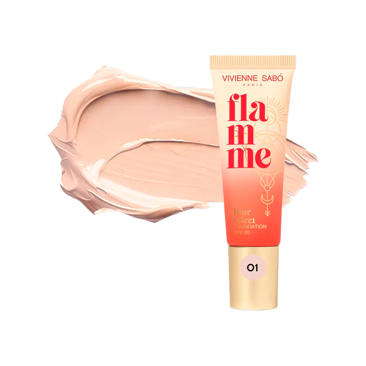 Тональный Крем С Сияющим Эффектом Vivienne Sabo Flamme Blur Effect Foundation