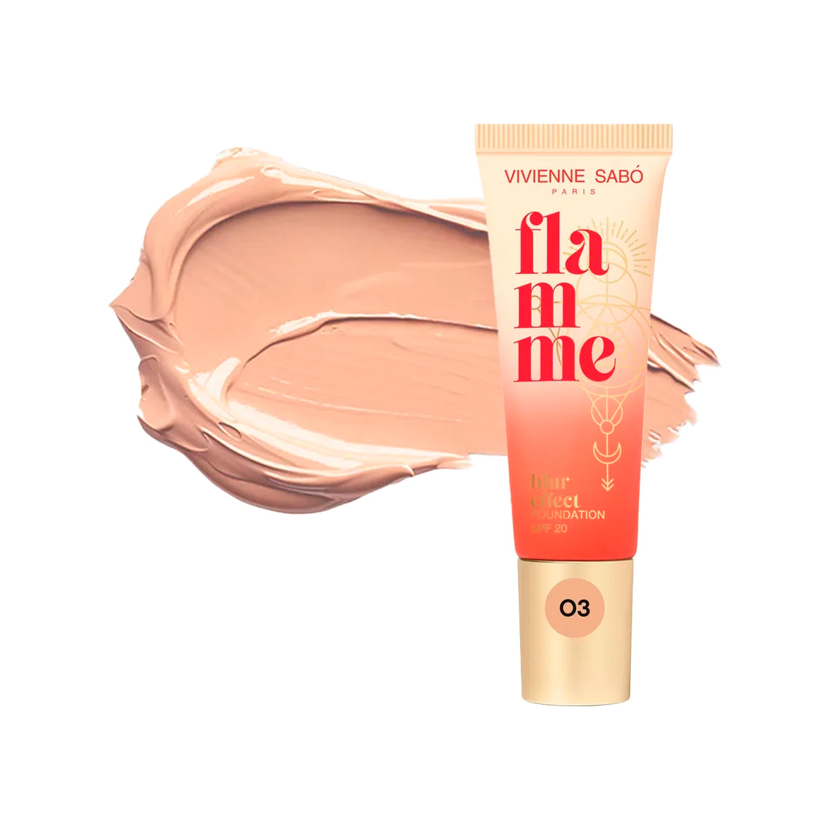 Тональный Крем С Сияющим Эффектом Vivienne Sabo Flamme Blur Effect Foundation