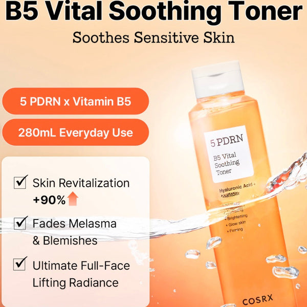 Cosrx 5 PDRN B5 Vital Soothing Toner