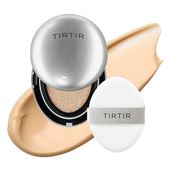 Gaisīgs kušons ar mirdzošu noslēguma akcentu TIRTIR Mask Fit Aura Cushion