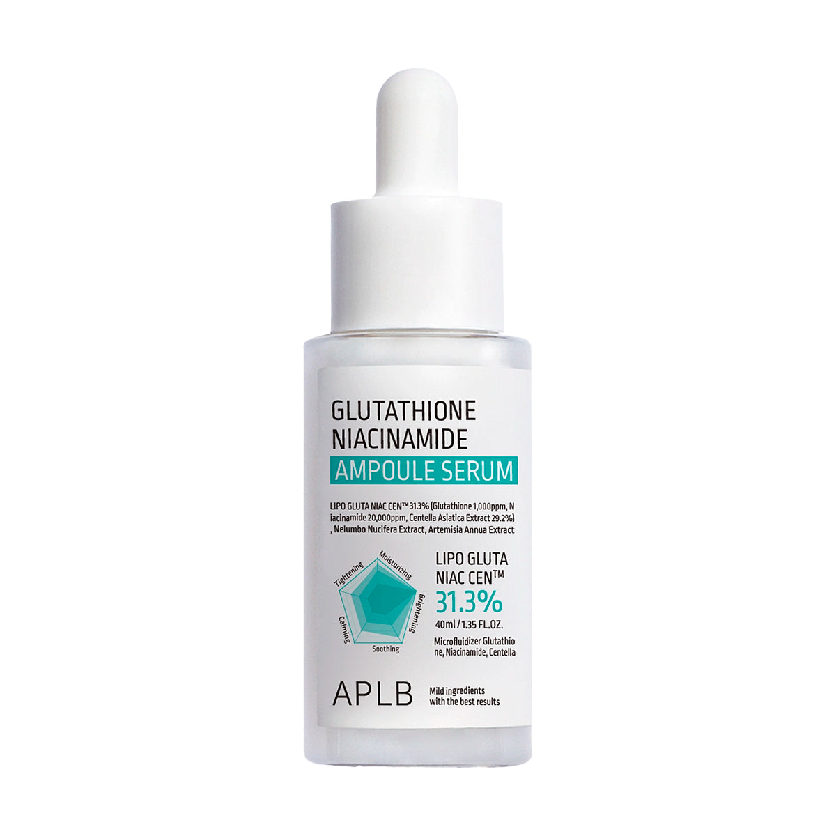 Осветляющая сыворотка для лица APLB Glutathione Niacinamide Ampoule Serum