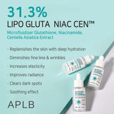 Осветляющая сыворотка для лица APLB Glutathione Niacinamide Ampoule Serum
