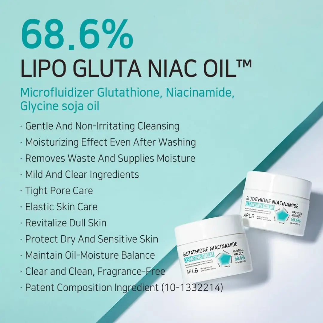 Очищающий бальзам с глутатионом APLB Glutathione Niacinamide Cleansing Balm