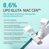Очищающая пенка для лица APLB Glutathione Niacinamide Facial Cleanser