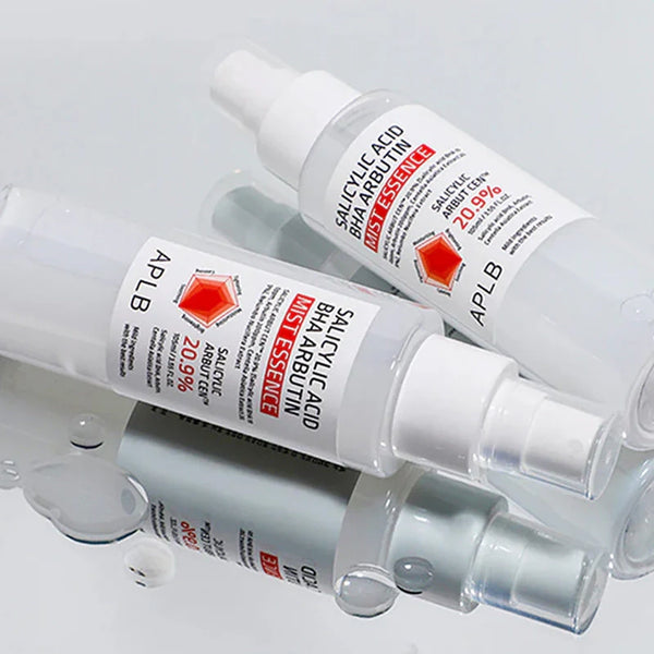 Drėkinamoji esencija su arbutinu ir salicilo rūgštimi APLB Salicylic Acid BHA Arbutin Mist Essence