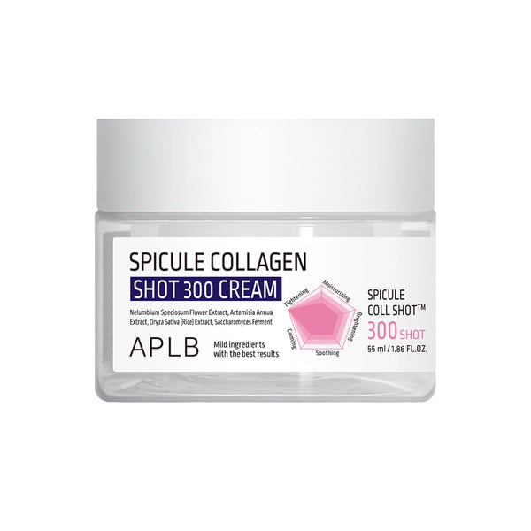 Stangrinamasis kremas su mikroadatomis ir kolagenu APLB Spicule Collagen Shot 300 Cream