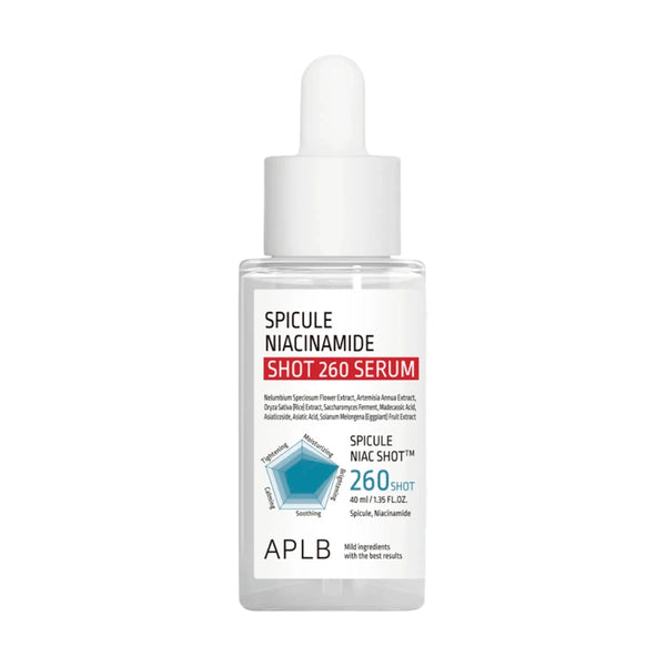 Šviesinantis serumas su mikroadatomis APLB Spicule Niacinamide Shot 260 Serum