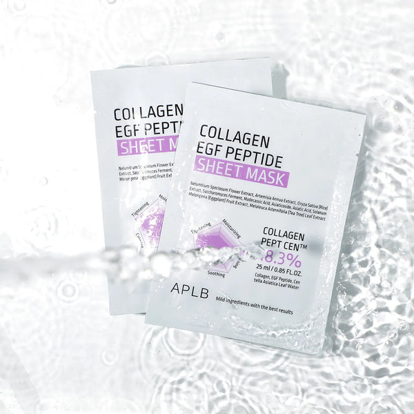 Atkuriamoji veido kaukė su kolagenu ir peptidais APLB Collagen EGF Peptide Sheet Mask
