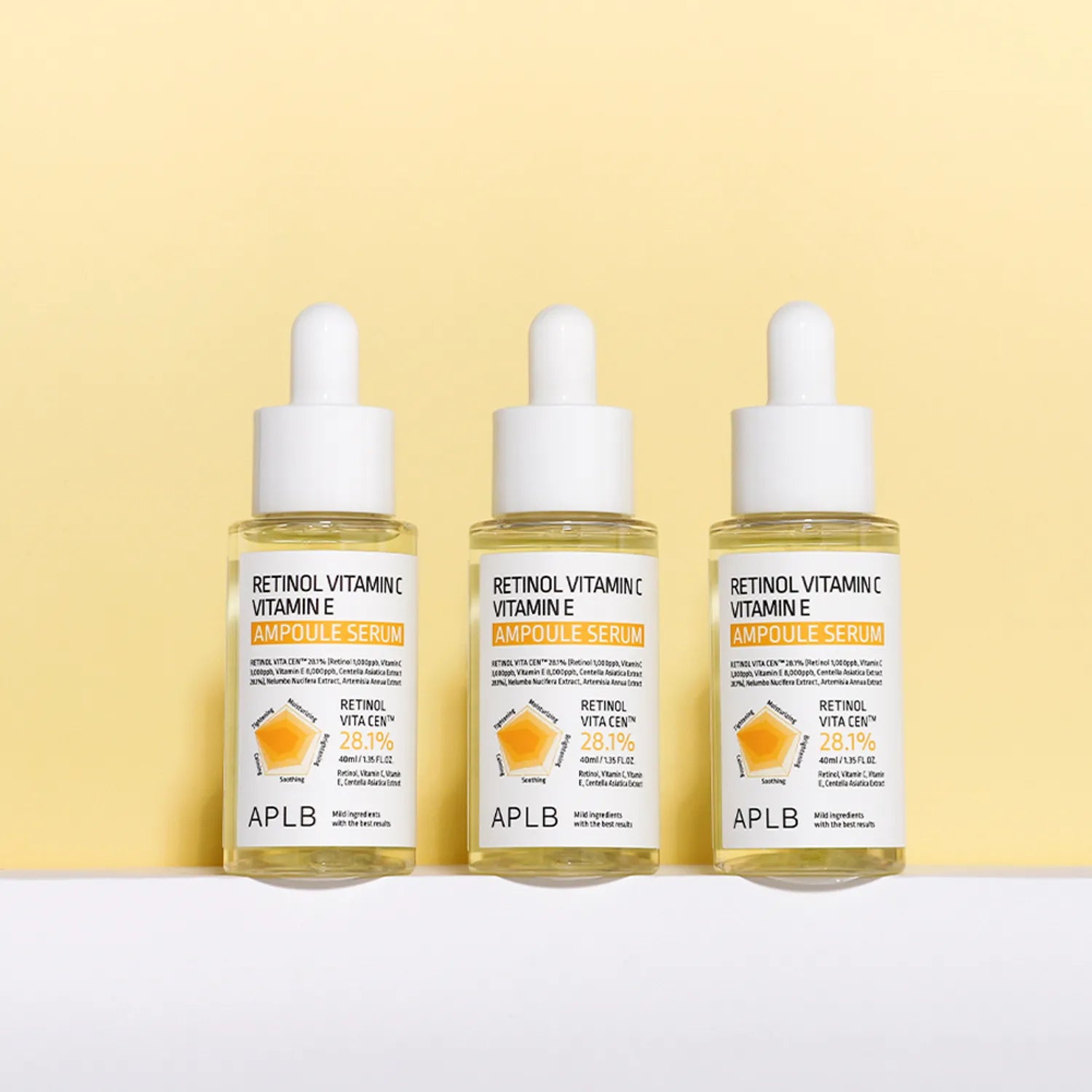 Укрепляющая ампульная сыворотка с ретинолом APLB Retinol Vitamin C Vitamin E Ampoule Serum