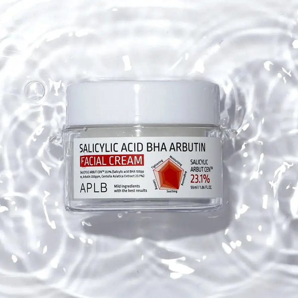 Skaistinantis ir atnaujinantis veido kremas su salicilo rūgštimi ir arbutinu APLB Salicylic Acid BHA Arbutin Facial Cream