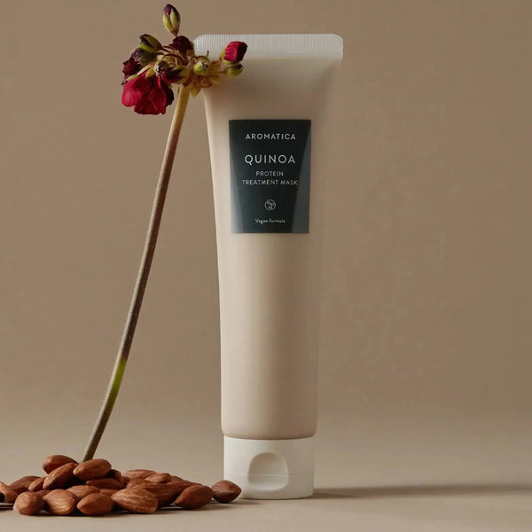 Atjaunojoša matu maska ar proteīnu AROMATICA Quinoa Protein Treatment Mask