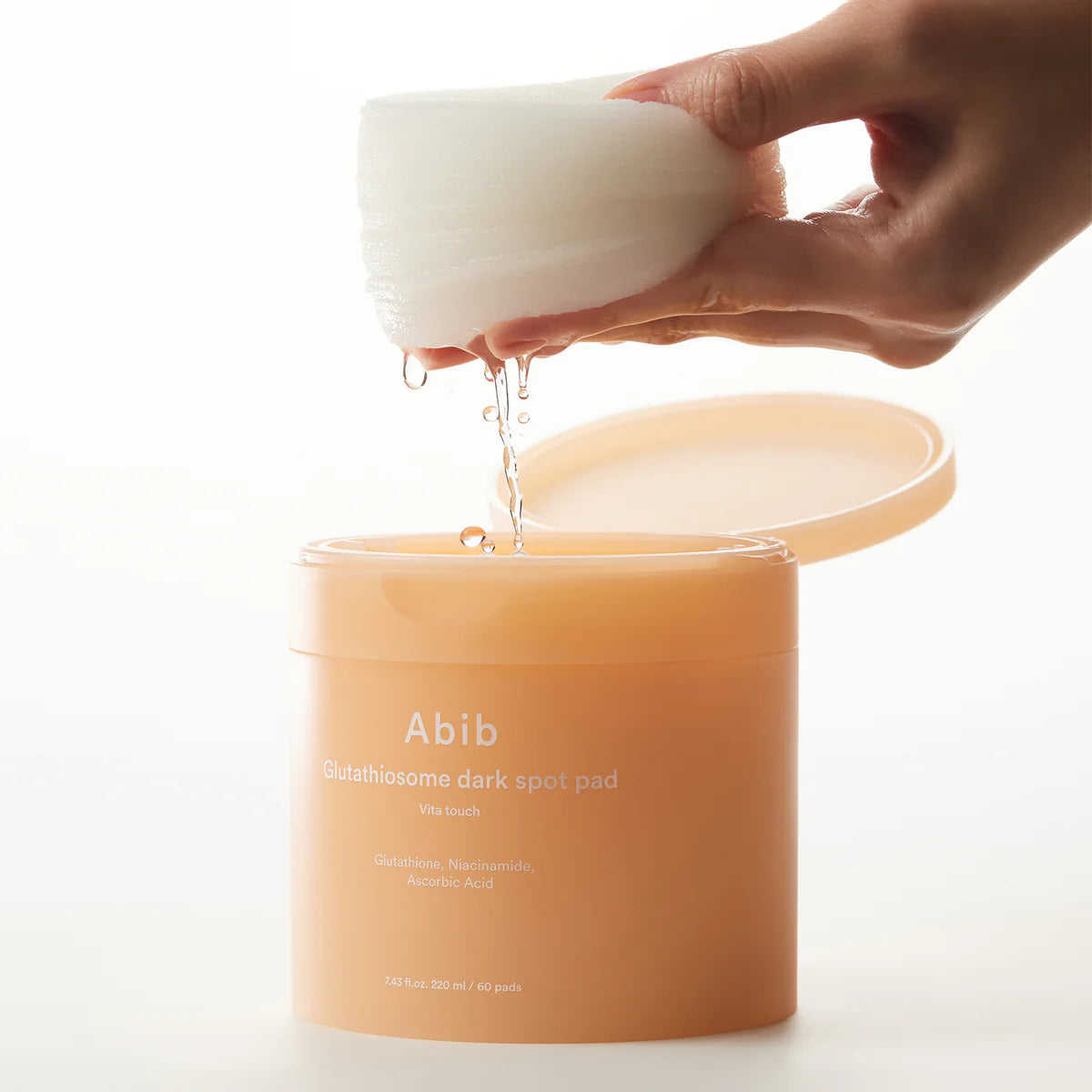 Осветляющие тонер-пэды с глутатионом и витамином C Abib Glutathiosome Dark Spot Pad Vita Touch