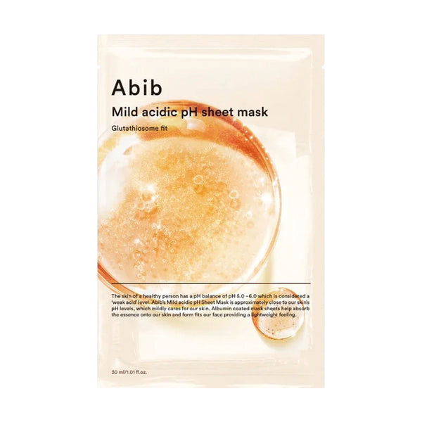 Individualizuota odos priežiūra Abib Mild Acidic pH Sheet Mask