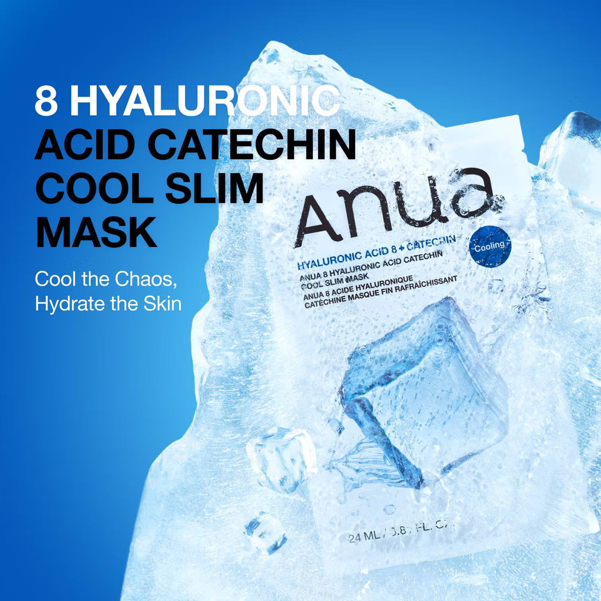 Anua Hyaluronic Acid 8 Catechin Cool Slim Mask