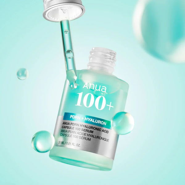 Serums ar PDRN mirdzuma piešķiršanai ādai Anua PDRN Hyaluronic Acid Capsule 100 Serum
