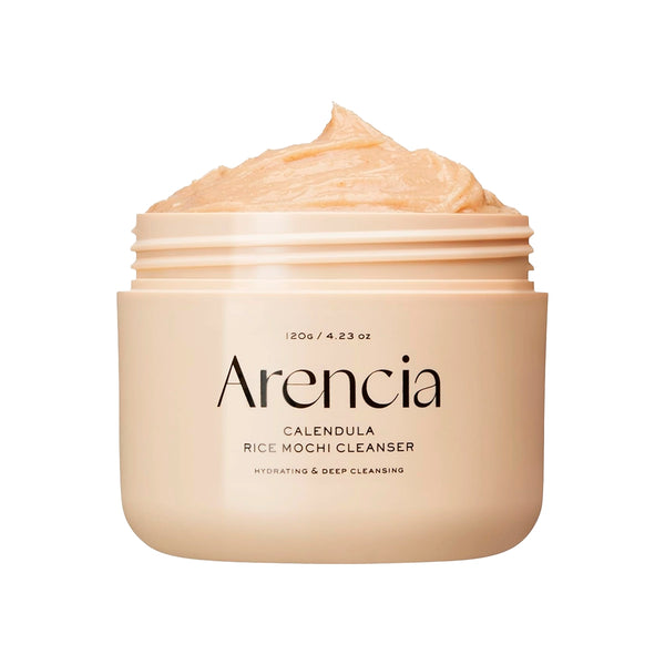 Valomasis kremas su medetkų ir ryžių ekstraktais Arencia Calendula Rice Mochi Cleanser