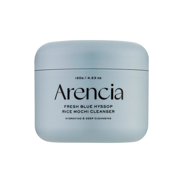 Valomasis produktas su moliu ir izopo ekstraktu Arencia Fresh Blue Hyssop Rice Mochi Cleanser