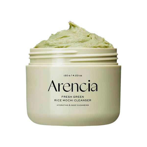 Švelnus valomasis produktas su žaliąja arbata ir aziatine centelė Arencia Fresh Green Rice Mochi Cleanser
