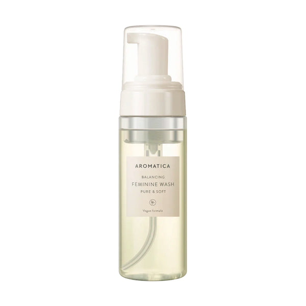 Švelnus intymios higienos prausiklis Aromatica Balancing Feminine Wash Pure & Soft