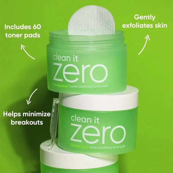 Attīrošas plāksnītes sejai Banila Co Clean It Zero Pore Clarifying Toner Pad