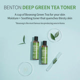 Mitrinošs toniks ar zaļo tēju Benton Deep Green Tea Toner
