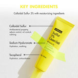 Точечный гель против воспалений By Wishtrend Sulfur 3% Clean Gel