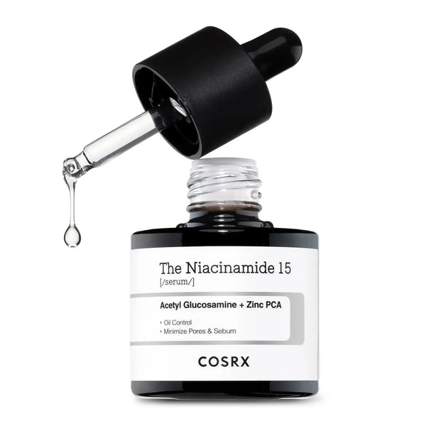 Sebumu regulējošs serums aknes novēršanai ar 15% niacinamīdu COSRX The Niacinamide 15 Serum