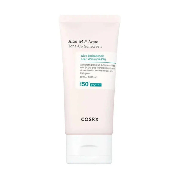 Aizsargkrēms sejai ar alveju COSRX Aloe 54.2 Aqua Tone-Up Sunscreen