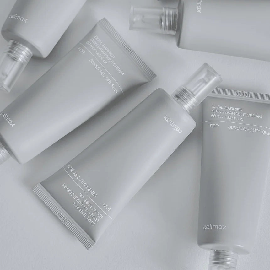 Aizsargbarjeru nodrošinošs krēms ar keramīdu kompleksu Celimax Dual Barrier Skin Wearable Cream