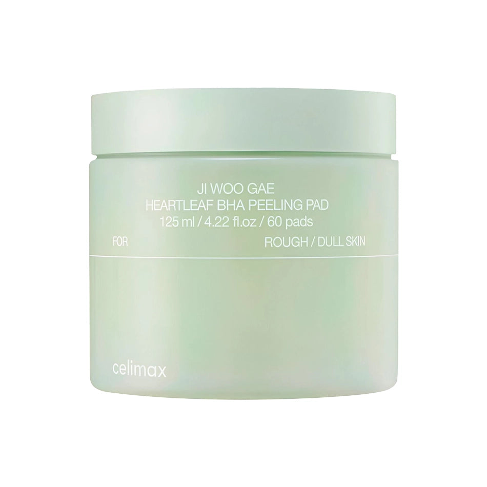 Tonizējoši pīlinga spilventiņi ar BHA skābi Celimax Ji Woo Gae Heartleaf BHA Peeling Pad