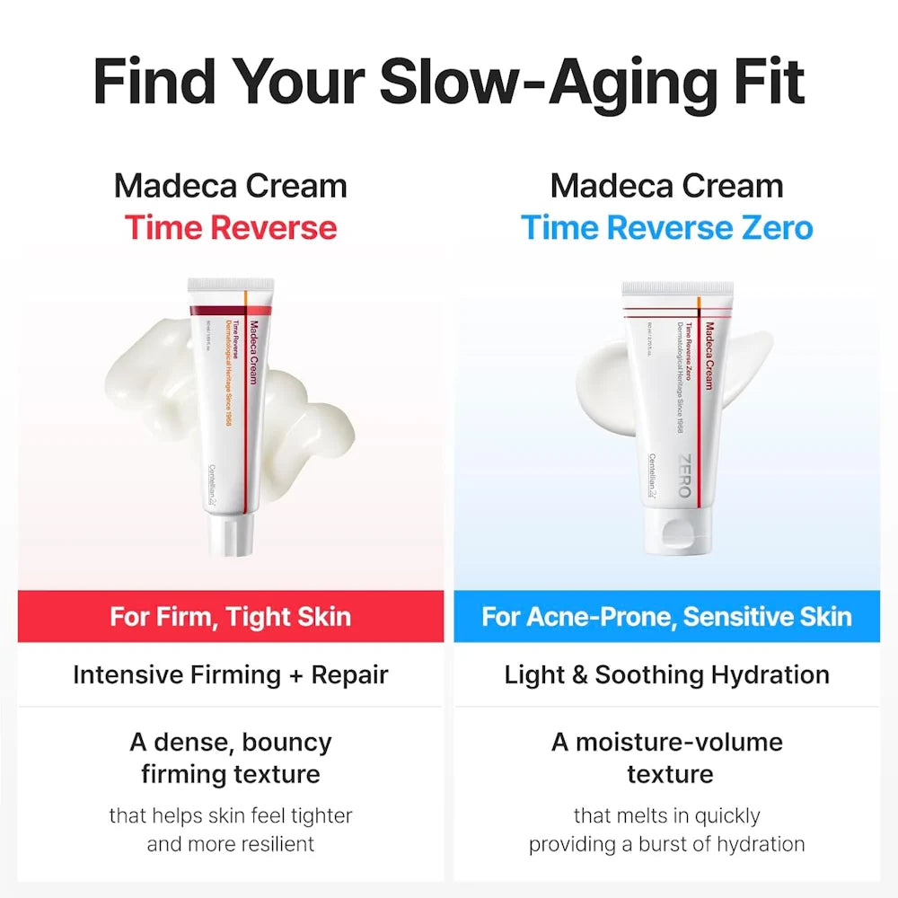 Лёгкий увлажняющий крем для лица Centellian24 Madeca Cream Time Reverse Zero