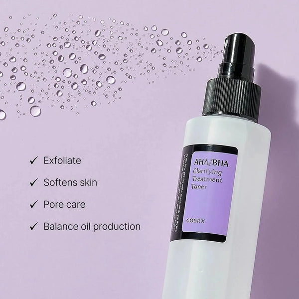 Maigs attīrošs toniks Cosrx AHA/BHA Clarifying Treatment Toner