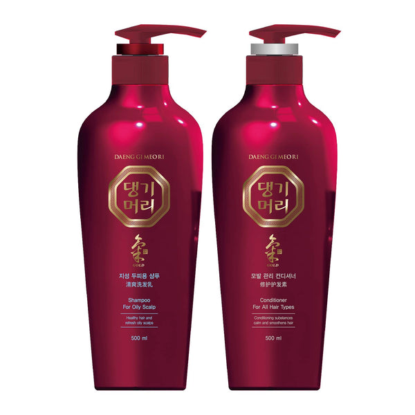 Atvēsinošs šampūns taukainai galvas ādai Daeng Gi Meo Ri Ki Gold Shampoo For Oily Scalp