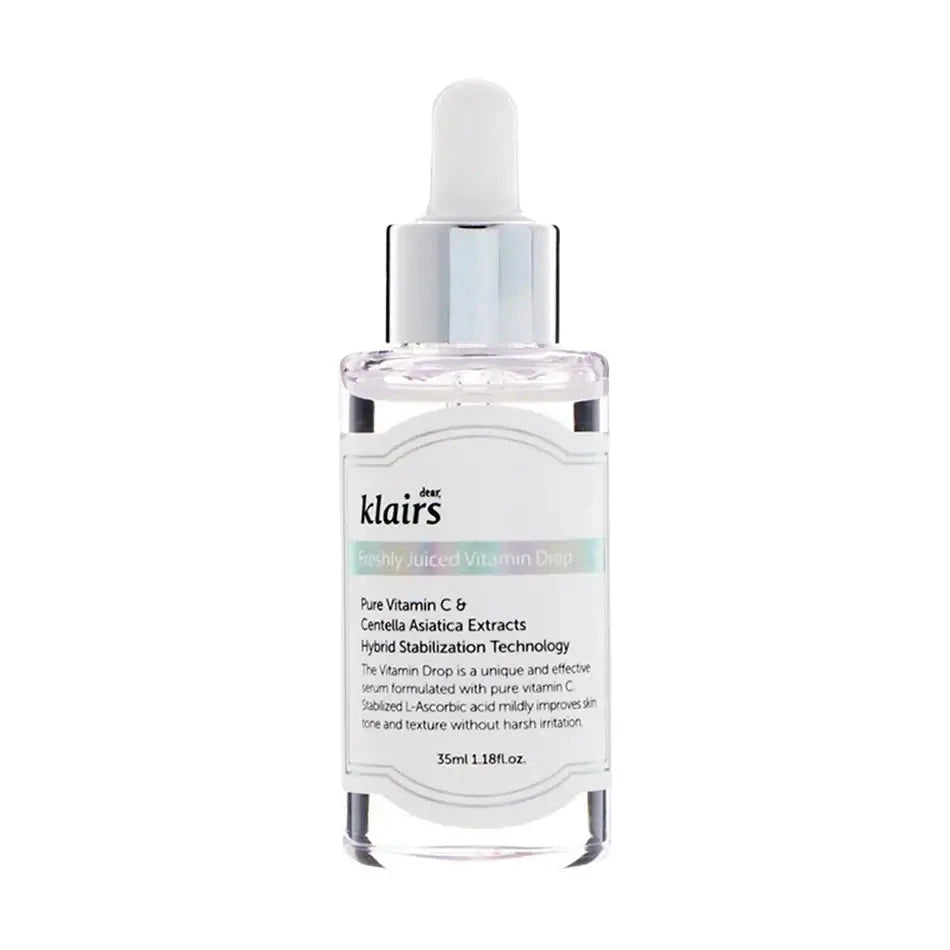 Serums ar С vitamīnu mirdzuma piešķiršanai ādai Dear Klairs Freshly Juiced Vitamin Drop