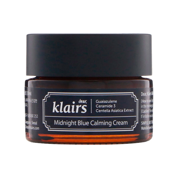 Raminamasis naktinis kremas Dear, Klairs Midnight Blue Calming Cream