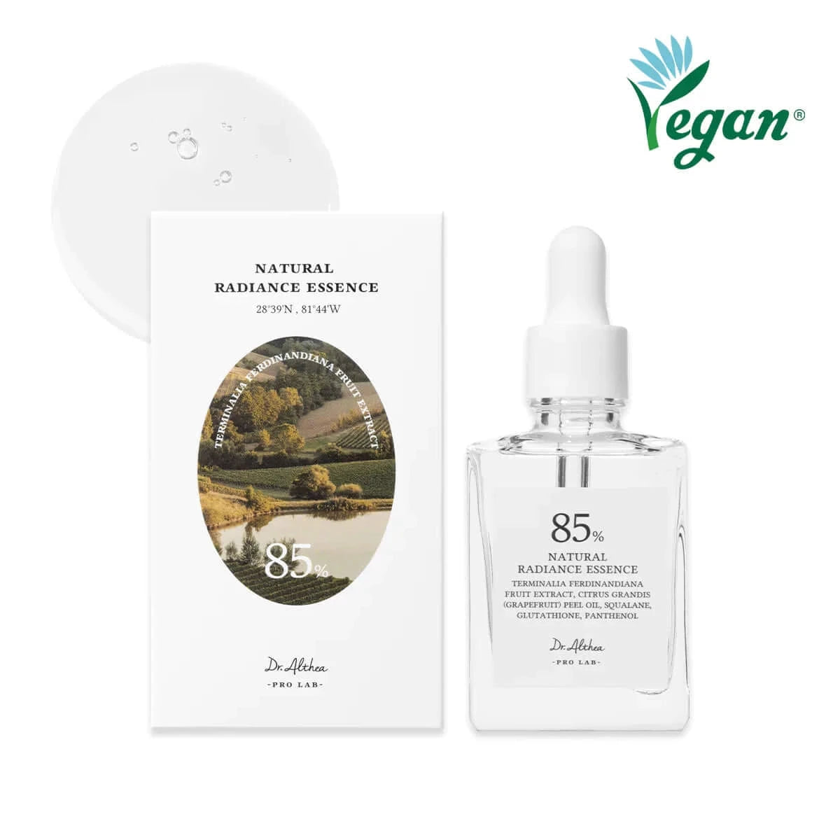 Esence dabiska mirdzuma piešķiršanai ādai Dr.Althea Natural Radiance Essence