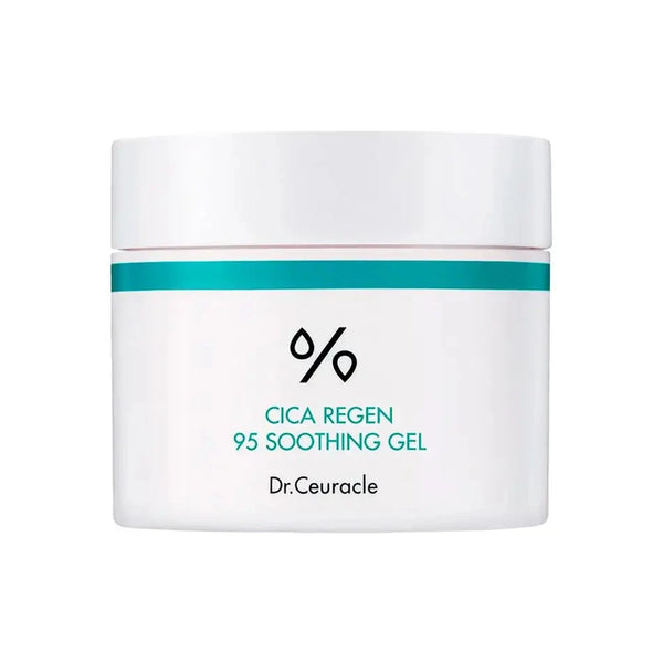 Atvēsinošs gels ar 95% Āzijas centellu jutīgai ādai Dr.Ceuracle Cica Regen 95 Soothing Gel