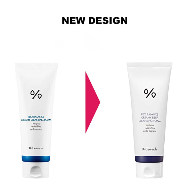 Attīrošās putiņas ar probiotiķiem jutīgai ādai Dr.Ceuracle Pro Balance Creamy Deep Cleansing Foam
