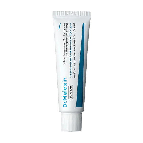 Kremas su traneksamo rūgštimi pigmentacijai mažinti ir odos tonui išlyginti Dr.Melaxin TX Cream