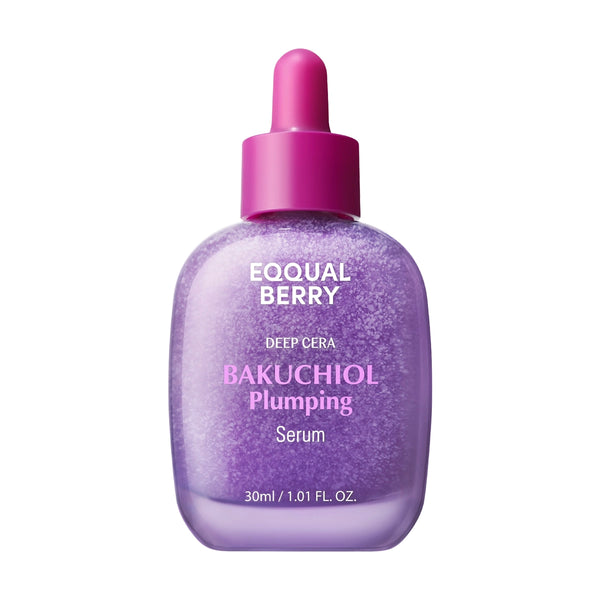 Priešraukšlinis serumas su bakučioliu ir 13 peptidų EQQUALBERRY Bakuchiol Plumping Serum