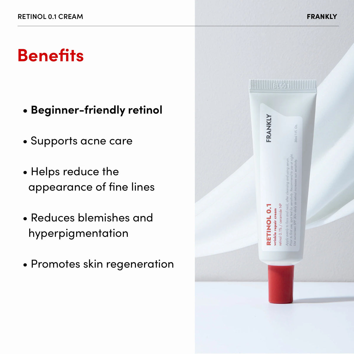 FRANKLY Retinol 0.1 Cream