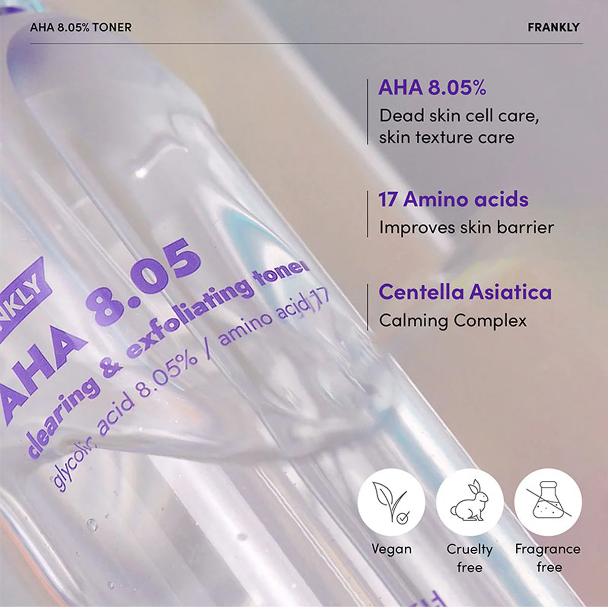 Отшелушивающий тонер Frankly AHA 8.05% Toner
