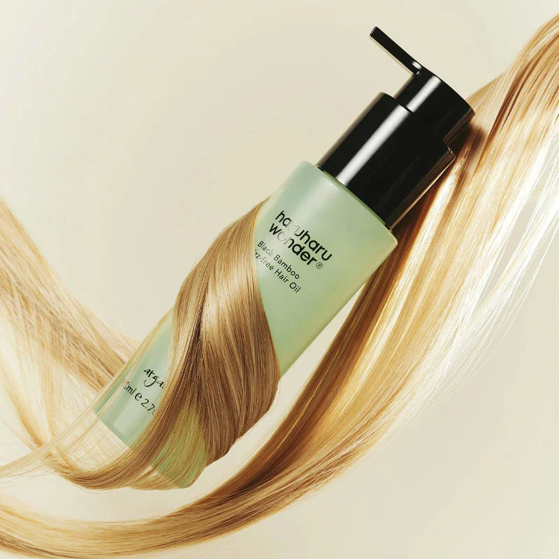 Лёгкое масло для волос Haruharu Wonder Black Bamboo Hair Oil
