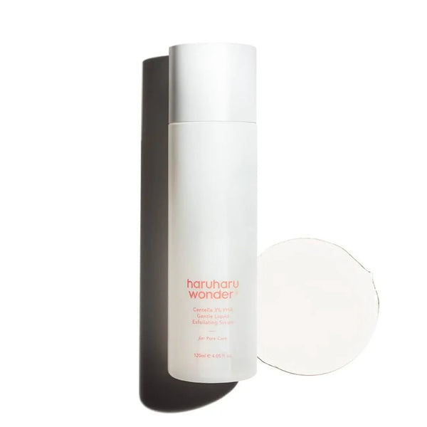 Serums-pīlings ar Āzijas centellu Haruharu Wonder Centella 3% PHA Gentle Liquid Exfoliating Serum