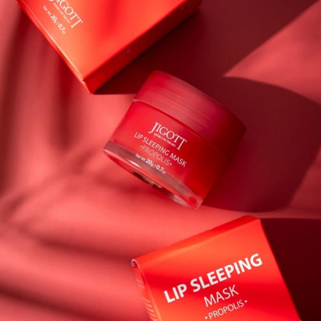 Ночная маска для губ с прополисом Jigott Lip Sleeping Mask Propolis