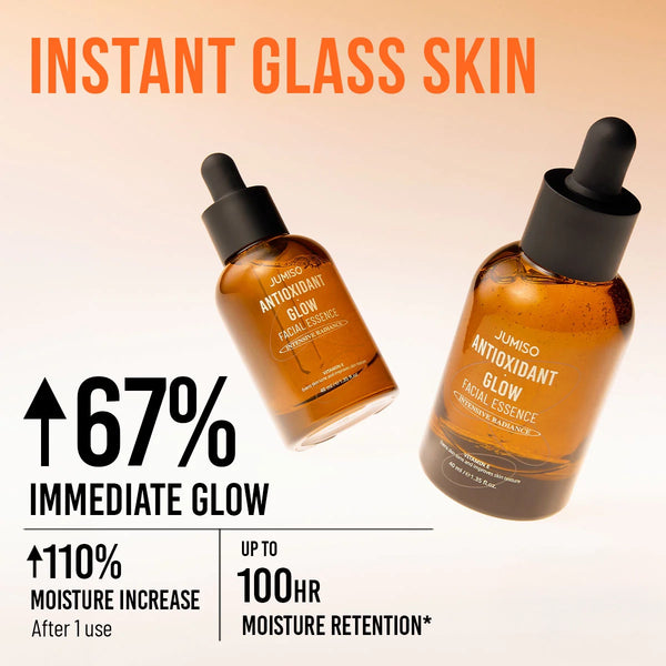 Esence mirdzuma piešķiršanai ādai Jumiso Antioxidant Glow Facial Essence