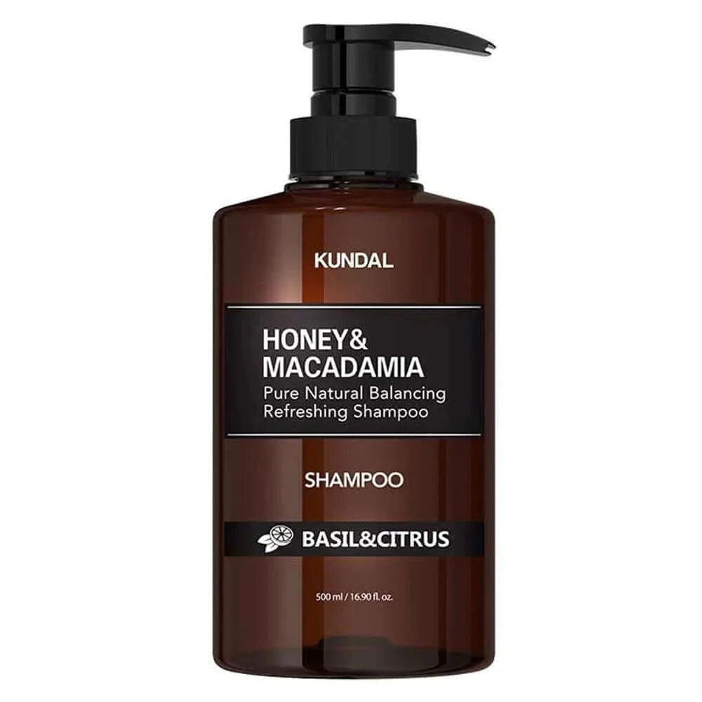 KUNDAL Honey & Macadamia Shampoo Basil & Citrus - Matu Šampūns ar Bazilika un Citrusa Aromātu