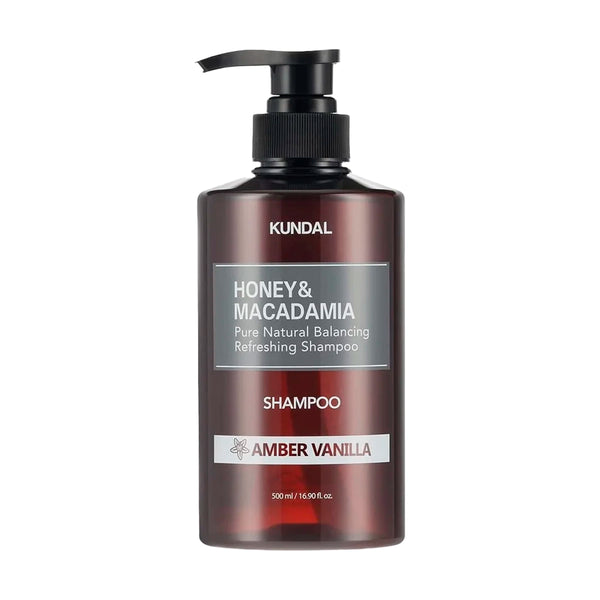 Natūralus šampūnas Kundal Honey & Macadamia Shampoo Amber Vanilla