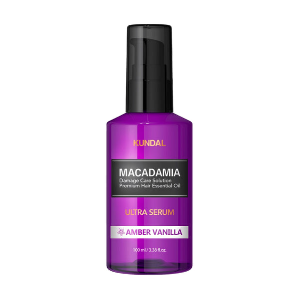 Maitinamasis plaukų serumas Kundal Macadamia Hair Serum Amber Vanilla