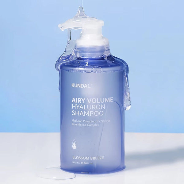 Drėkinamasis šampūnas Kundal Airy Volume Hyaluron Shampoo Blossom Breeze